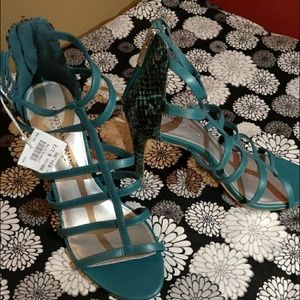 Teal High Heels